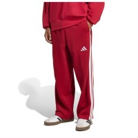 панталони,мъжки,панталони,adidas,essentials,3,stripes,fleece,wide,leg,pants,red,(active,maroon,white)