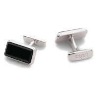 бижутерия,boss,10250792,cufflinks,silver,(black)