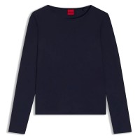 дамски,блузи,hugo,dasiia,10272999,blouse,blue,(navy)