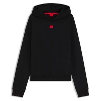 суичър,дамски,блузи,hugo,signature,10249155,hoodie,black,(black)