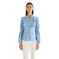 дамски,блузи,wrangler,romance,long,sleeve,blouse,blue,(manor,blue)