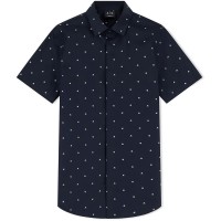 риза,с,къс,ръкав,дамски,ризи,мъжки,ризи,armani,exchange,xm000624,af13184,short,sleeve,shirt,blue,(ax,cross,logo,deep,navy)