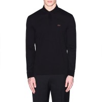 дамски,блузи,с,яка,мъжки,блузи,с,яка,armani,exchange,xm001288,af17321,long,sleeve,polo,black,(black,orange,rust)