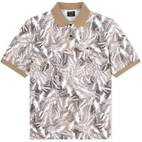 дамски,блузи,с,яка,мъжки,блузи,с,яка,armani,exchange,xm002355,af10366,short,sleeve,polo,white,(cream,leaf,allover,print,black)