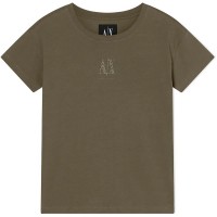 тениска,мъжки,тениски,дамски,тениски,armani,exchange,xw000830,af10356,short,sleeve,t,shirt,green,(savanna)