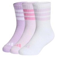чорапи,мъжки,чорапи,дамски,чорапи,adidas,3,stripes,cushioned,sportswear,crew,socks,3,units,multicolor,(powder,plum,white,ice,lavender)