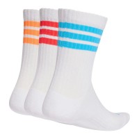 чорапи,мъжки,чорапи,дамски,чорапи,adidas,3,stripes,cushioned,sportswear,crew,socks,3,units,multicolor,(white,lucid,orange,lucid,red)