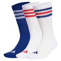 чорапи,мъжки,чорапи,дамски,чорапи,adidas,3,stripes,cushioned,sportswear,crew,socks,3,units,white,blue,(white,mystery,ink,pure,ruby)