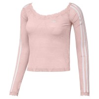 тениска,мъжки,тениски,дамски,тениски,adidas,originals,lace,bardot,long,sleeve,t,shirt,pink,(sandy,pink)