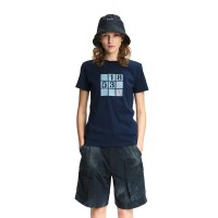 тениска,мъжки,тениски,дамски,тениски,aigle,ais26wtsh004,short,sleeve,t,shirt,blue,(peacoat)