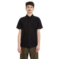 риза,с,къс,ръкав,дамски,ризи,мъжки,ризи,volcom,everett,oxford,short,sleeve,shirt,black,(new,black)