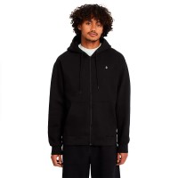 блуза,мъжки,пуловери,volcom,single,stone,full,zip,sweatshirt,black,(black)