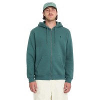 блуза,мъжки,пуловери,volcom,single,stone,full,zip,sweatshirt,green,(rifle,green)