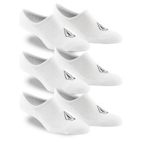 чорапи,мъжки,чорапи,дамски,чорапи,volcom,stones,no,show,socks,3,pairs,white,(white)