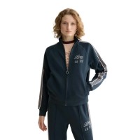 блуза,дамски,блузи,scotch,&,soda,u9e01116t,full,zip,sweatshirt,blue,(carbon)