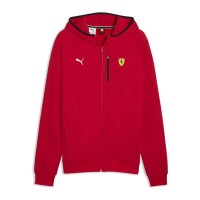 блуза,мъжки,пуловери,puma,ferrari,pm1,full,zip,sweatshirt,red,(rosso,corsa)