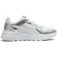 маратонки,мъжки,маратонки,дамски,маратонки,puma,trinity,2,lt,metallic,whisper,trainers,white,(puma,white,puma,silver,feather,grey)