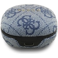 слушалки,слушалки,guess,4g,classic,metal,logo,wireless,earphones,blue,(blue)