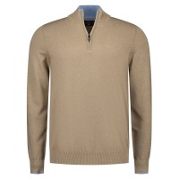 блуза,мъжки,пуловери,дамски,пуловери,nza,new,zealand,26bn465,half,zip,sweater,beige,(classic,ecru,melange)