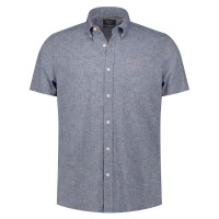 риза,с,къс,ръкав,дамски,ризи,мъжки,ризи,nza,new,zealand,26cn506s,short,sleeve,shirt,grey,(navy,sky,melange)