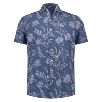 риза,с,къс,ръкав,дамски,ризи,мъжки,ризи,nza,new,zealand,26cn588s,short,sleeve,shirt,blue,(navy,sky)
