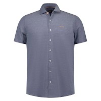 риза,с,къс,ръкав,дамски,ризи,мъжки,ризи,nza,new,zealand,26cn595s,short,sleeve,shirt,blue,(navy,sky,melange)