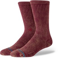 чорапи,мъжки,чорапи,дамски,чорапи,stance,icon,dyed,crew,socks,red,(fig)
