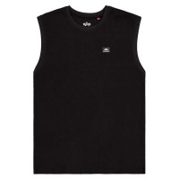 тениска,мъжки,тениски,дамски,тениски,alpha,industries,waffle,small,logo,sleeveless,t,shirt,black,(black)