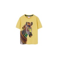 тениска,мъжки,тениски,дамски,тениски,boboli,693008,short,sleeve,t,shirt,yellow,(lemonade)