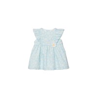 рокля,дамски,поли,и,рокли,boboli,703112,sleeveless,dress,blue,(daisy,print)