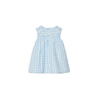 рокля,дамски,поли,и,рокли,boboli,703123,sleeveless,dress,blue,(vichy,paintings)