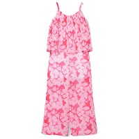 гащеризон,детски,облекла,за,момичета,boboli,773007,sleeveless,jumpsuit,pink,(hibiscus,print)