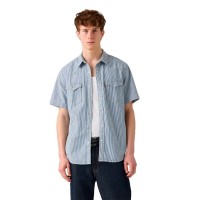 риза,с,къс,ръкав,дамски,ризи,мъжки,ризи,levi´s,®,classic,western,short,sleeve,shirt,blue,(picadilly,stripes)