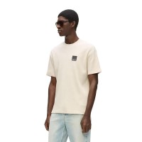 тениска,мъжки,тениски,дамски,тениски,karl,lagerfeld,jeans,a1m17049,waffle,short,sleeve,t,shirt,beige,(whitecap,grey)