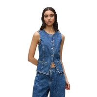 елек,дамски,сака,karl,lagerfeld,jeans,b2w14039,waistcoat,blue,(dark,blue,stone)