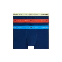 боксерки,мъжко,бельо,tommy,hilfiger,um0um03890,trunk,boxers,3,units,blue,(blue,spl,trra,rd,fded,fluro)