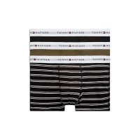 боксерки,мъжко,бельо,tommy,hilfiger,um0um03891,trunk,boxers,3,units,brown,black,(black,arm,grn,trm,stpe)