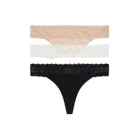 дамско,бельо,дамски,бикини,и,танкини,tommy,hilfiger,uw0uw06337,thong,3,units,multicolor,(ivory,misty,blush,black)