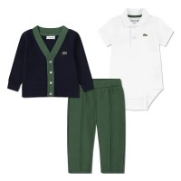 детски,екипи,детски,облекла,за,момчета,lacoste,kids,mon,premier,set,3,units,green,white,(white)