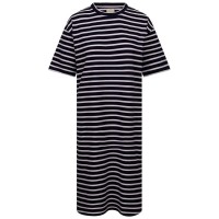 рокля,дамски,поли,и,рокли,trespass,elayna,short,sleeve,dress,blue,(navy,stripe)