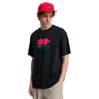 тениска,мъжки,тениски,дамски,тениски,quiksilver,structured,flower,short,sleeve,t,shirt,black,(black)