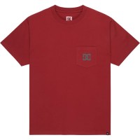 тениска,мъжки,тениски,дамски,тениски,dc,shoes,star,pocket,short,sleeve,t,shirt,red,(brick,red)