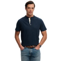 тениска,мъжки,тениски,дамски,тениски,superdry,classic,cotton,lin,grandad,short,sleeve,t,shirt,blue,(nordic,chrome,navy)