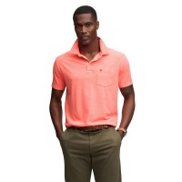 дамски,блузи,с,яка,мъжки,блузи,с,яка,superdry,classic,cotton,linen,short,sleeve,polo,orange,(neon,coral)