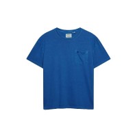 тениска,мъжки,тениски,дамски,тениски,superdry,cotton,classic,linen,pocket,short,sleeve,t,shirt,blue,(serge,blue)