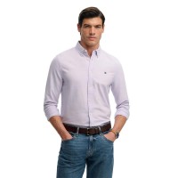 риза,с,дълъг,ръкав,мъжки,ризи,superdry,preppy,oxford,long,sleeve,shirt,purple,(light,lavender,purple,chambray)
