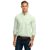 риза,с,дълъг,ръкав,мъжки,ризи,superdry,preppy,oxford,long,sleeve,shirt,green,(mint,stripe)