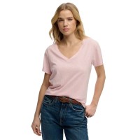 тениска,мъжки,тениски,дамски,тениски,superdry,studios,slub,embroidered,vee,short,sleeve,t,shirt,pink,(pale,pink)
