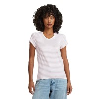 тениска,мъжки,тениски,дамски,тениски,g,star,stripe,eyben,short,sleeve,t,shirt,white,(burnished,lilac,milk,stripe)