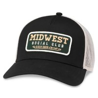 шапка,всички,шапки,american,needle,midwest,social,club,cap,black,(black,white)